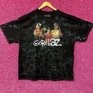 Gorillaz Band Portrait Graphic Design T-Shirt XL